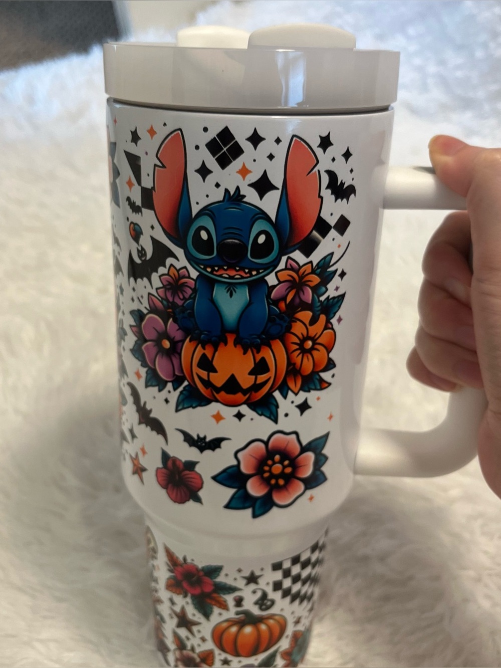 Stitch autumn tumbler